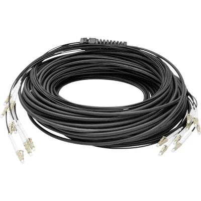 Image de Digitus Câble breakout fibre optique universel préassemblé, multimode OM4, 12 fibres, LC/UPC Neuf