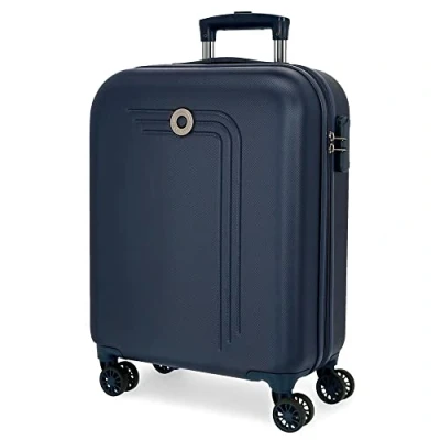 Image de Movom Riga Valise Trolley Cabine Bleu 40x55x20 cms Rigide ABS Serrure à combinaison 37L 2,8Kgs 4 roues doubles Bagage main