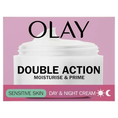 Image de Olay Crème Hydratante Double Action Jour et Nuit, 50 ml