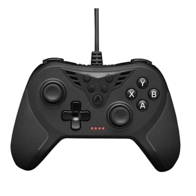 Image de The G Lab K Pad Helium Manette PC filaire USB avec Vibrations intégrées ps3 et PC, 12 Boutons, 4 gâchettes dont 2 personnalisables gamer pour Windows 10,11 New