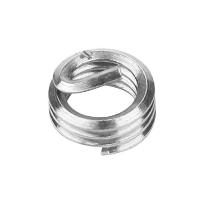 Image de Akozon 100pcs Filets Rapportés Réparation de filetage Insert Fileté M3 Assortiment d&#039;Inserts Fil Métallique en Acier Inoxydable 304 Hélicoïdal enroulé(M3*0.5 * 1.5 D)