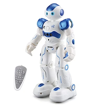 Image de WEECOC RC Robot Jouets Geste Reconnaissance Intelligent pour Enfants Peut Chanter Danse Parler Cadeau d&#039;anniversaire De Noël (Bleu)