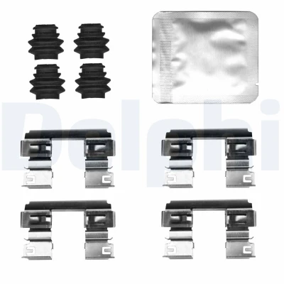 Image de DELPHI LX0843 Kit d&#039;accessoires, plaquette de frein à disque