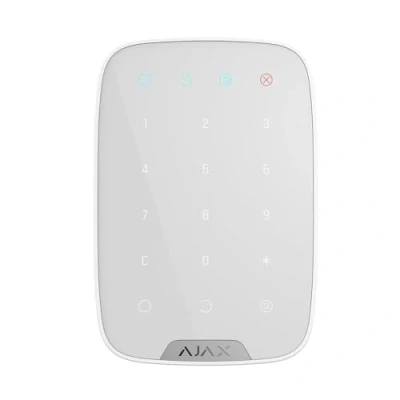 Image de Clavier sans Fil pour système de sécurité KeyPad Blanc Ajax