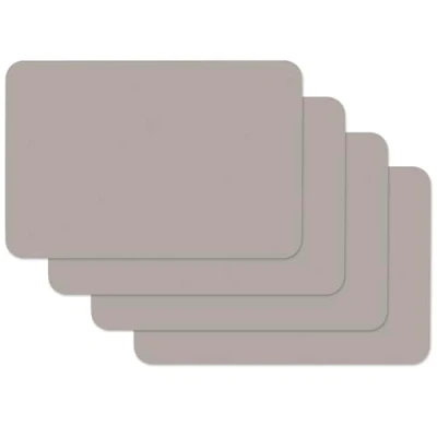 Image de Venilia Set de table imprimé Uni beige, Napperon pour salle à manger, Tapis rectangulaire, 4 pièce, 45 x 30cm, 59036