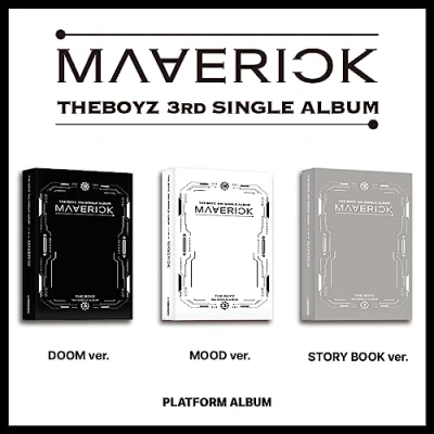 Image de THE BOYZ MAVERICK Plate forme Version. (version DOOM. / MOOD ver. LIVRE D&#039;HISTOIRE ver.) + Cadeau gratuit