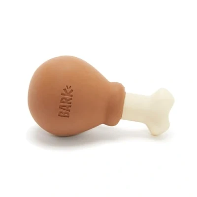 Image de Barkbox Jouets à mâcher Robustes pour Chiens Super Chewer mâcheurs agressifs, Stimulation Dentaire Turkey Day Drumstick Petit