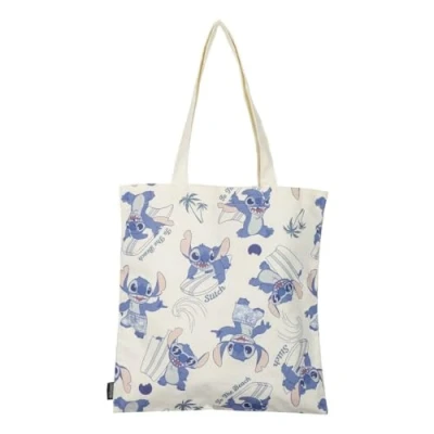 Image de STITCH Sac à provisions bleu 36 x 39 0,4 cm, multicolore, Bohème