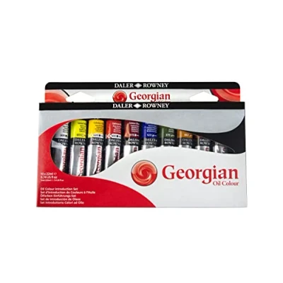 Image de Daler Rowney Georgian Set peinture à l&#039;huile 10 tubes 22ml Introduction