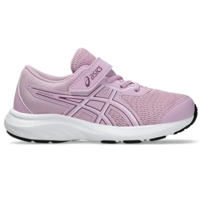 Image de Asics Gelcontend 9 Unisex Chaussures de running sur route pour enfants, Taille: 32.5, Light ube/white Tissu / matière synthétique