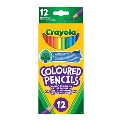 Image de CRAYOLA Colouring Pencils Assorted Colours (Pack of 12) , A Must Have for All Kids Arts &amp; Crafts Sets Ideal Aged 3+
