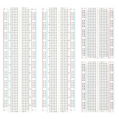 Image de ELEGOO 4PCS Breadboard Kit Planche à Pain PCB sans Soudure 2 Pcs 830 Points d&#039;attache &amp; 400