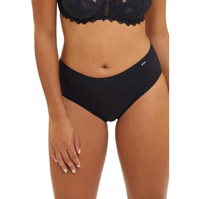 Image de Sans Complexe 3 PACK Simplement Coton BIO Slip, Femme, Taille: 46, Black