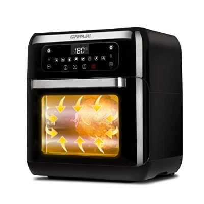 Image de G3 Ferrari G10061 Friggisano 2.0, Friteuse à Air, 11 Litres, 1500 W, 9 Programmes, Affichage numérique, Noir