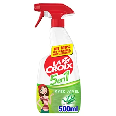 Image de La Croix 5 en 1 Spray Nettoyant multi surface avec Javel 500 ml