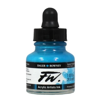 Image de Daler Rowney FW 29.5ml Art Bouteille d&#039;encre acrylique violet Lake