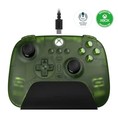 Image de 8Bitdo Ultimate 3 Mode Controller, Hall Effect Joysticks, Pro Back Buttons, Wired Only for Xbox Series XS &amp; One, Compatibility with Apple, Windows Android, Officially Licensed (Jade)