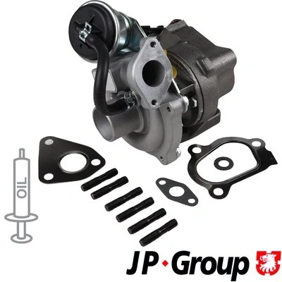 Image de JP GROUP 1217400300 Turbocompresseur à gaz d&#039;échappement y compris Jeu de joints d’étanchéité OPEL: Corsa D 3/5 portes