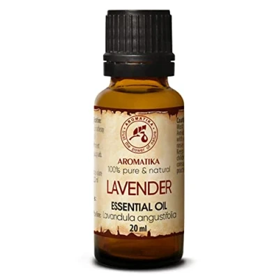 Image de Huile Essentielle de Lavande 20ml Lavandula Angustifolia pour Diffuseur Aromathérapie Pure et Naturelle HE Visage Sauna Détente Apaisant Bon Sommeil Entretien des Tissus
