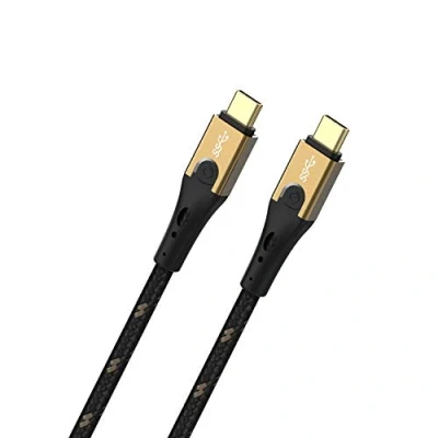 Image de OEHLBACH USB Primus CC câble USB4 Gen 2x2 1 m C Noir, Or Neuf