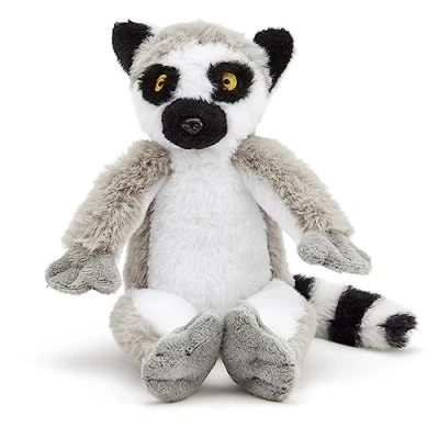 Image de Zappi Co Peluche 100% recyclée, Lémurien à Queue annelée (28cm de Long) Douce, câline, écologique Collection Jouets en pour Nouveau né Premier Enfant