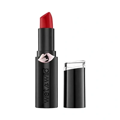 Image de Wet n Wild Megalast Lipstick, Rouge à Lèvres Longue Tenue Hydratant avec Finition Brillante, Formule Enrichie Extraits Naturels de Plantes Marines, Coenzyme Q10 et Vitamines A &amp; E, Stoplight Red
