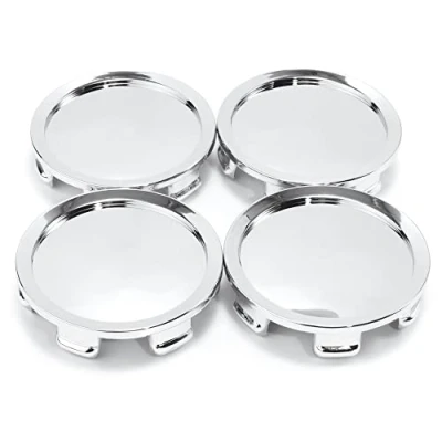 Image de Rhinotuning Lot de 4 Cache moyeux Ø: Front 74.5mm (2.9&quot;)/ Back 70mm (2.8&quot;)