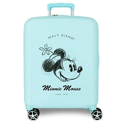 Image de Disney Minnie You are Magic Valise Cabine Bleu 40x55x20 cms ABS Rigide Serrure TSA intégrée 38.4L 2.82 kgs 4 roues doubles bagage à main