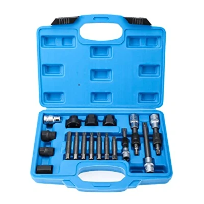 Image de BOOMSTART kit de 18 outils retrait poulie d&#039;alternateur automobile, ensemble d&#039;outils courroie générateur, service garage