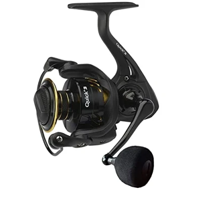 Image de DAM Quick 3, Moulinet de Pêche, à Tambour, Pêche Polyvalente, Grande Vitesse pour des Performances Douces et Puissantes, Unisexe, Noir, 5000