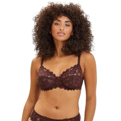 Image de SANS COMPLEXE Arum Soutien Gorge, Chocolat Amer, 100C Femme