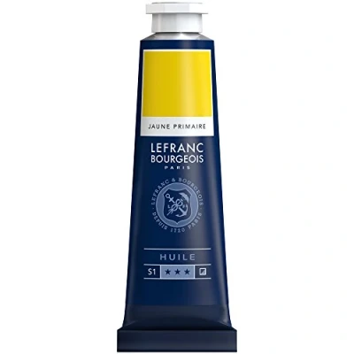 Image de Lefranc Bourgeois Huile Fine 40ml Jaune Primaire