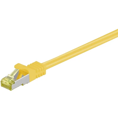 Image de Goobay RJ 45 CAT7 10m câble de réseau Jaune S/FTP (S STP) Neuf