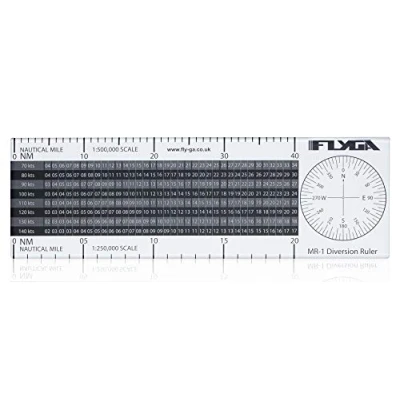 Image de Règle de détournement vol (traceur navigation nautique) Pour les pilotes d&#039;aviation PPL (A), LAPL, (H) et CPL