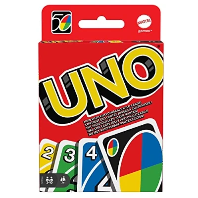Image de Mattel Games UNO Kartenspiel IM Thekendisplay Jeux de société pour enfants, Taille: One Size, Multicolor
