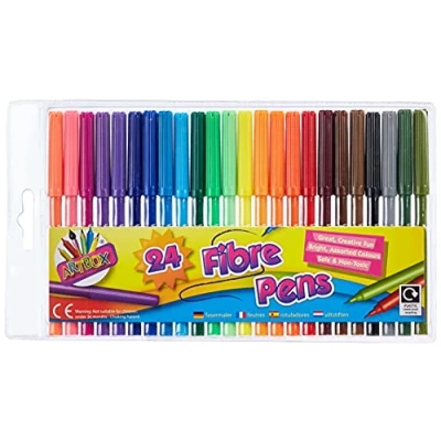 Image de ARTBOX Lot de 24 feutres coloriage à pointe fine
