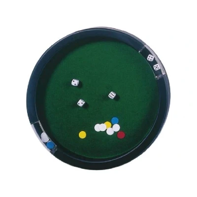 Image de Kim play 451380 Jeux de société Piste jeu pour yams 45 cm avec des et jetons