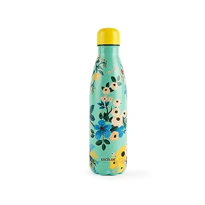 Image de Excelsa Fleurs Frida Bouteille Thermique, 50 Cl., Multicolor, Acier inoxydable