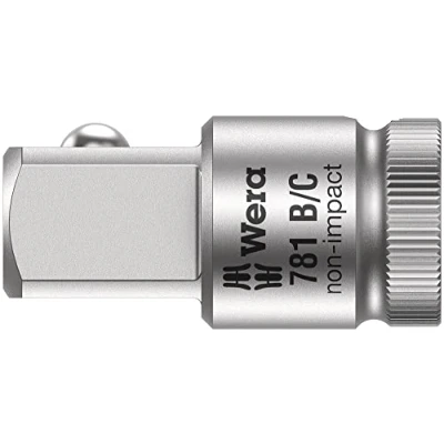 Image de Wera 781 B/C Adaptateurs: 3/8&quot; 1/2 x 36 mm Mat