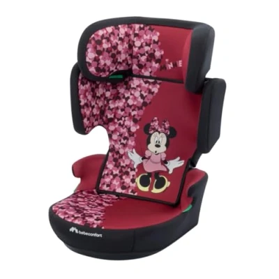 Image de BEBECONFORT DISNEY Hera i Safe Size Siège auto réhausseur, Ceinturé, Groupe 2/3, 3,5 à 12 ans, 15 36 kg, 100 150 cm, Fun Minnie