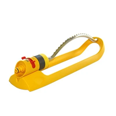 Image de HOZELOCK Arroseur Oscillant Plus 260 M² : sur Traineau Grande Surface, Idéal pour Pelouse et Plantes Établies, Zone d&#039;Oscillation Réglable, 20 Jets un Arrosage Uniforme [2975P0000]