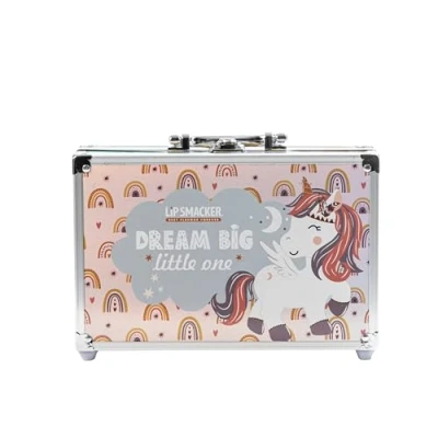 Image de Lip Smacker Color Traincase, Coffret Maquillage Tout en un pour Filles Comprenant 22 Brillants à Lèvres, 9 Ombres Paupières Crémeuses, 2 Vernis, 4 Poudres Scintillantes et Barrettes