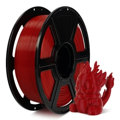 Image de FLASHFORGE Filament PLA haute vitesse 1.75mm, imprimez jusqu&#039;à 8x plus vite, 30 500mm/s Impression vitesse, le HS excelle à des vitesses élevées pour une efficacité optimale (Ruby Red)
