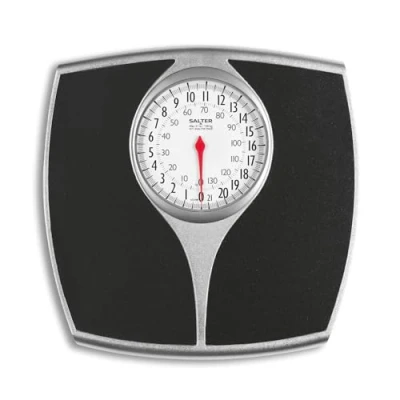Image de SalterSpeedo Pèse Personne Mécanique avec Aiguille, Balance Analogique rétro, Cadran Facile à Lire, Surface Antidérapante, Capacité jusqu&#039;à 136KG, Unitées Métrique/Impériale, Sans Pile