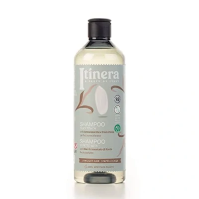 Image de ITINERA Shampooing cheveux au Riz Fermenté Pavie, 95% d&#039;ingrédients naturels 370 ml 1 unité