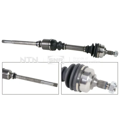 Image de SNR DK66.048 Arbre de transmission Essieu avant droit 872mm CITROËN: Berlingo / First I, Xsara Picasso, I Van