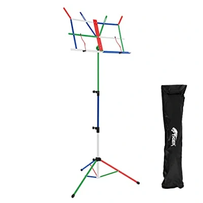 Image de TIGER MUS56 CL Pupitre de partitions pliable avec sac Multicolore