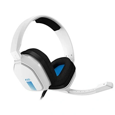 Image de ASTRO Gaming A10 Casque Gamer, Léger et Résistant, Audio, 3,5mm Audio Jack, Compatible avec Xbox Series XS, One, PS5, PS4, Nintendo Switch, PC, Mac, Smartphone Blanc/Bleu