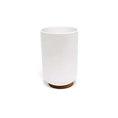 Image de Douceur d&#039;Intérieur Smart Gobelet, Polyester+Bambou, Blanc