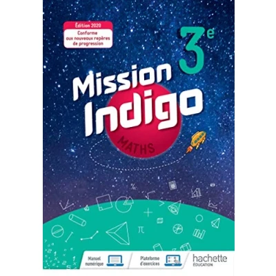 Image de Mission Indigo mathématiques cycle 4 / 3ème Livre élève éd. 2020 d’occasion Correct